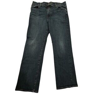 Lucky Brand Jeans Mens 36x30 Blue 181 Relaxed Straight Medium Wash 100% Cotton